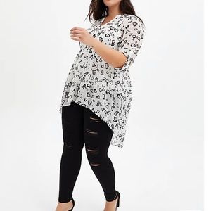 Barbie White Hearts Hi-Lo Babydoll